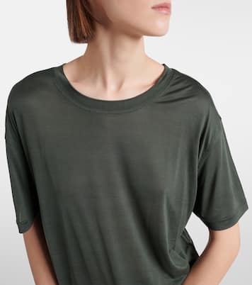 T-shirt in jersey di seta | Lemaire