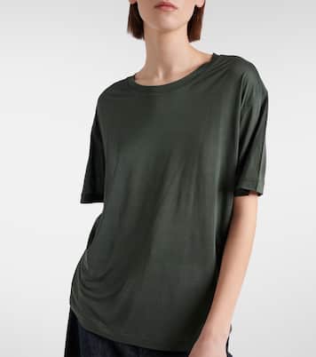 T-shirt in jersey di seta | Lemaire