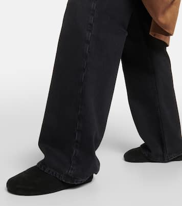 Hugo suede mules | The Row