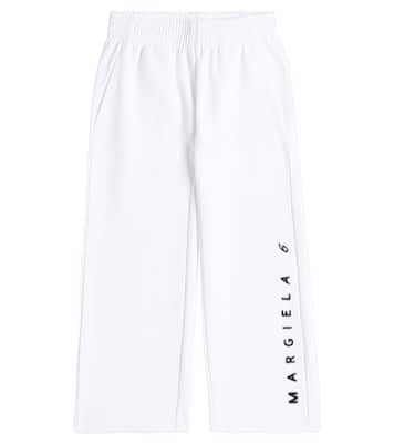Pantaloni sportivi in jersey di cotone | MM6 Maison Margiela Kids