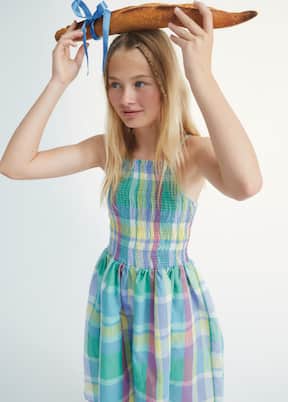 Kleid Malibu aus Baumwolle und Leinen | The New Society