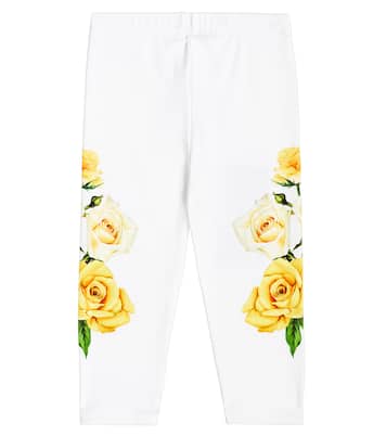 Bébé – Legging à fleurs | Dolce&Gabbana Kids