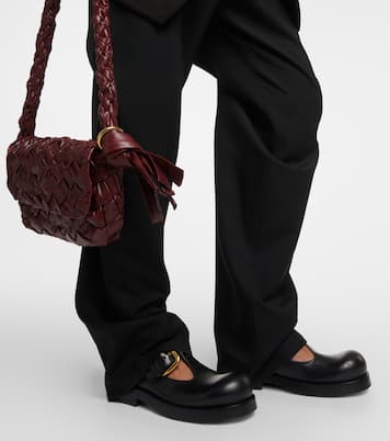 Helium leather Mary Jane flats | Bottega Veneta