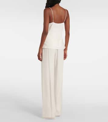 Novia - top lencero Opache de georgette | Max Mara