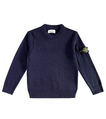 Pullover Compass in maglia a coste | Stone Island Junior