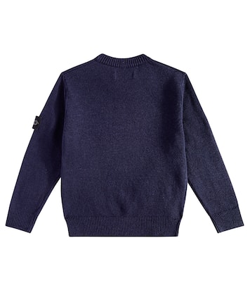 Pullover Compass in maglia a coste | Stone Island Junior