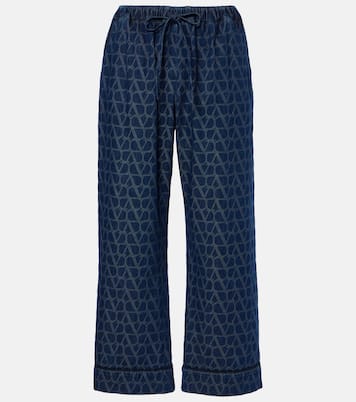 Cropped Jeans Toile Iconographe | Valentino