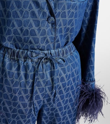 Cropped Jeans Toile Iconographe | Valentino