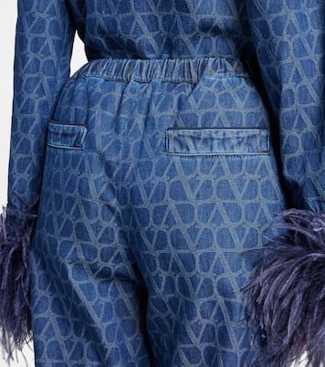 Cropped Jeans Toile Iconographe | Valentino