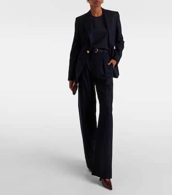 Pantalones anchos Edward de lana y cachemir | Loro Piana