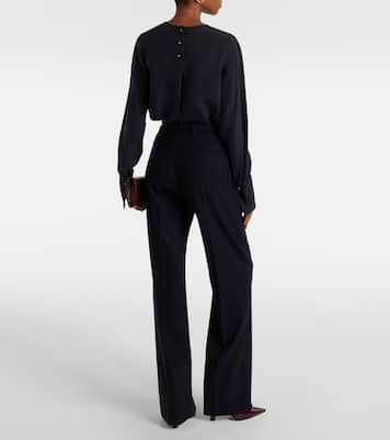 Pantalones anchos Edward de lana y cachemir | Loro Piana