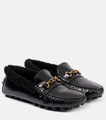 Mocassini in pelle con shearling | Tod's