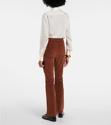 Pantaloni flared Cameron in velluto | Veronica Beard