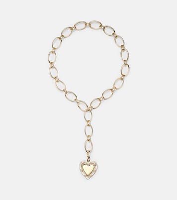 Collier Love Heart Token en or 18 ct et diamants | FoundRae