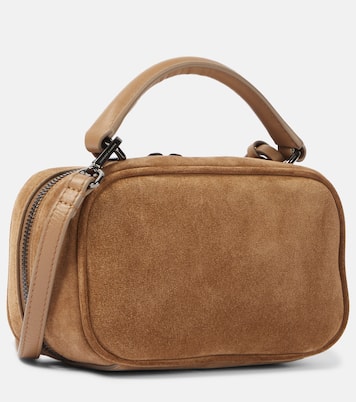 Sac Foulard Mini en daim | Brunello Cucinelli