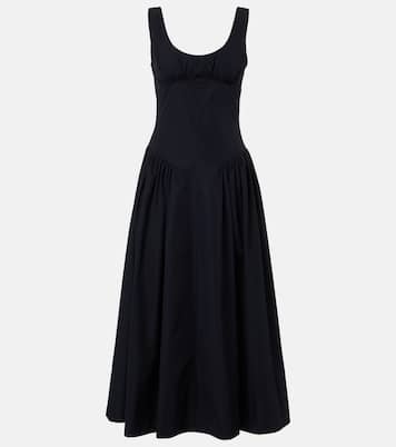 Robe midi White Label Kendall en coton mélangé | Proenza Schouler