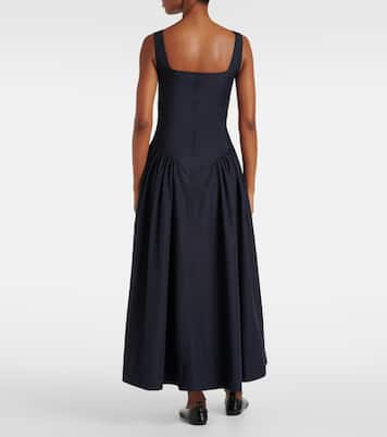 Robe midi White Label Kendall en coton mélangé | Proenza Schouler