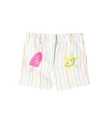 Baby - Shorts in cotone a righe | Stella McCartney Kids