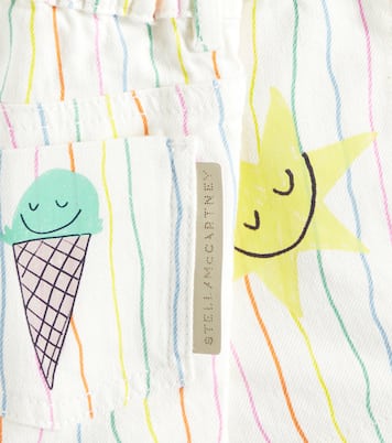 Baby - Shorts in cotone a righe | Stella McCartney Kids