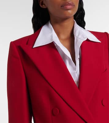 Double-breasted wool blazer | Dries Van Noten