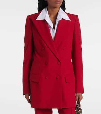 Double-breasted wool blazer | Dries Van Noten