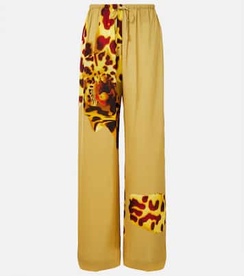 Pantaloni a gamba larga con stampa  | Dries Van Noten