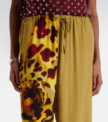 Pantaloni a gamba larga con stampa  | Dries Van Noten