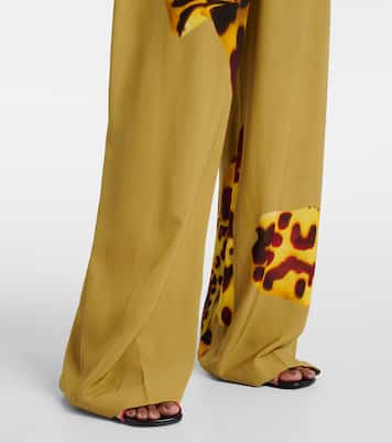 Pantaloni a gamba larga con stampa  | Dries Van Noten