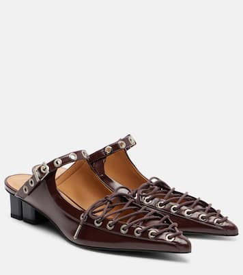 Mules Eyelets 35 stringate | Ganni