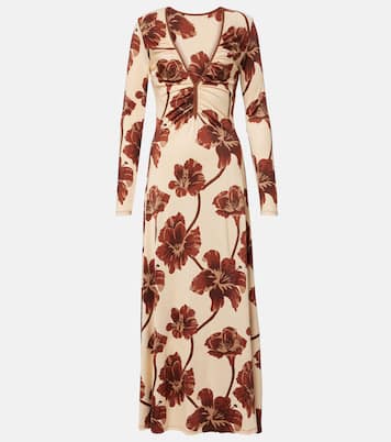 Floral jersey midi dress | Johanna Ortiz