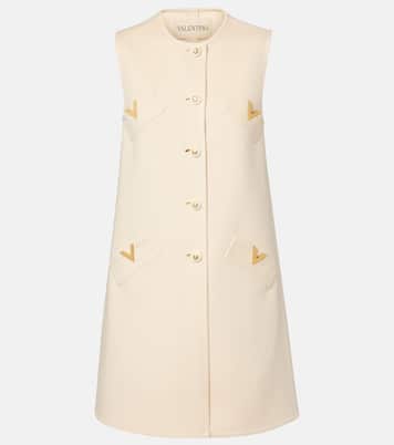 Minikleid VGold aus Wolle und Kaschmir | Valentino