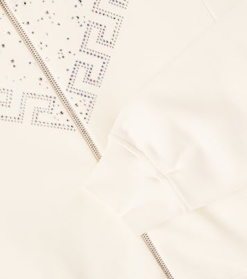 Jacke La Greca aus Baumwolle mit Kristallen | Versace Kids