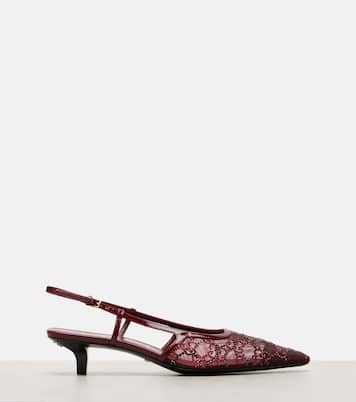GG Demi mesh slingback pumps | Gucci