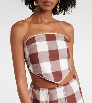 Top raccourci Callie en coton  | Posse