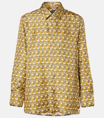Camicia reversibile in seta con stampa | 'S Max Mara