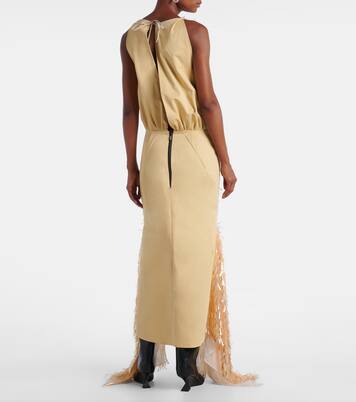 Tiara sequinned asymmetric gown  | Maticevski