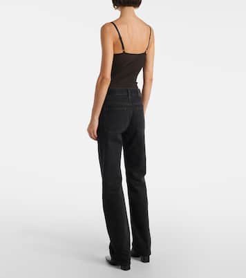 Nico高腰阔腿牛仔裤 | Saint Laurent