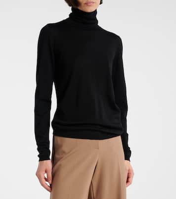 Saluto virgin wool turtleneck sweater | Max Mara