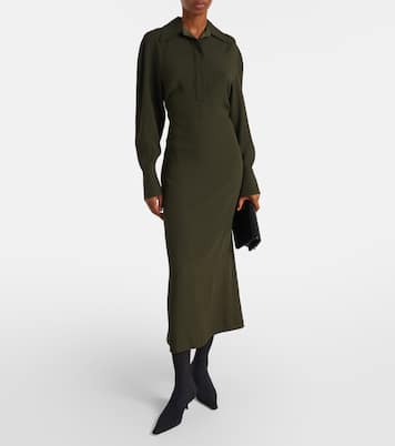 Asymmetric midi dress | Victoria Beckham