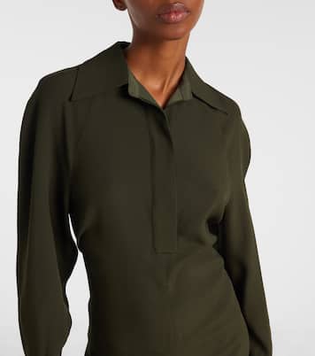 Asymmetric midi dress | Victoria Beckham
