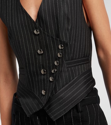 Gilet gessato Nicky in misto lana  | Isabel Marant