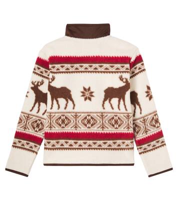 Printed teddy fleece sweatshirt | Polo Ralph Lauren Kids