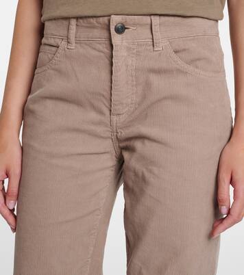 Carlyl cotton corduroy straight pants | The Row