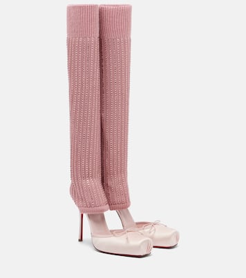 Pumps Cassia aus Satin mit Kristallen | Christian Louboutin