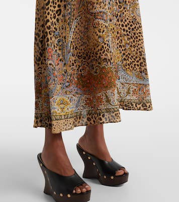 Midikleid mit Leopardenmuster | Etro