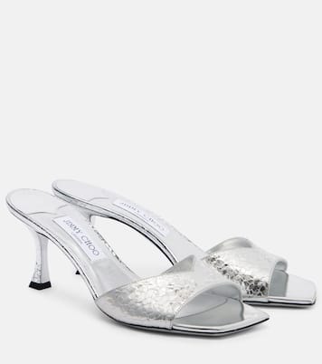 Skye 60 metallic leather mules | Jimmy Choo