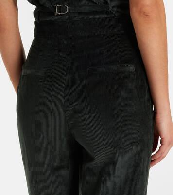 Vesta棉质灯芯绒微喇裤装 | Gabriela Hearst