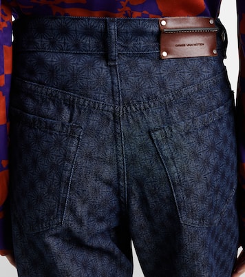 Jeans anchos florales | Dries Van Noten