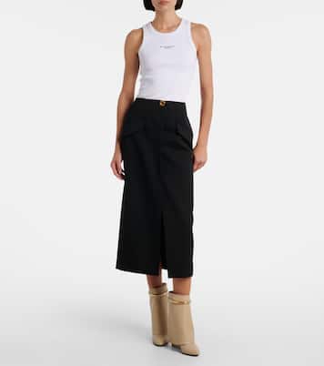 Shark leather mid-calf boots | Givenchy