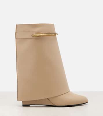 Shark leather mid-calf boots | Givenchy